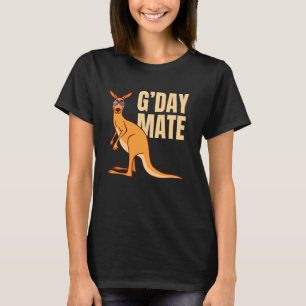 Camiseta Australia G'day Mate Shirt Funny Kangaroo Australi