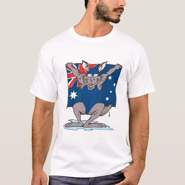 Camiseta Australia gobierna la piscina (Anverso)