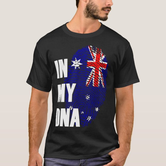 Camiseta Australia In My DNA Men Women Kids (Anverso)
