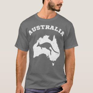 Camiseta Australia Kangaroo Patriotic Vintage