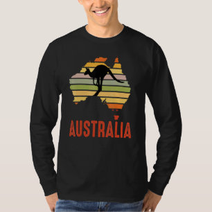 Camiseta Australia Kangaroo Retro australiano australiano S