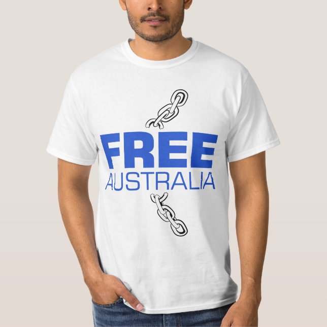 Camiseta Australia libre (Anverso)