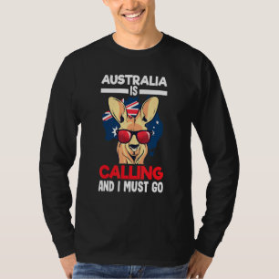 Camiseta Australia llama canguro al orgullo australiano