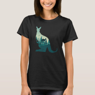 Camiseta Australia Paisaje zoológico animal canguro