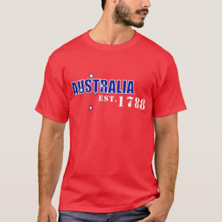 Camiseta Australia para hombre, Est. 1788