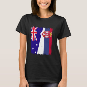 Camiseta Australia Serbia media bandera Srbija serbio austr