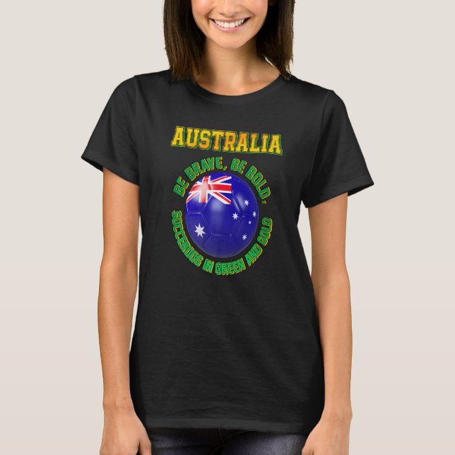 Camiseta Australia Slogan for Australian football team fans (Anverso)