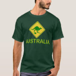Camiseta Australia Soccer Kangaroo<br><div class="desc">Diseñado especialmente para la apariencia de wc de #socceroos 2010, este diseño verde y dorado es un regalo ideal para cualquier hincha australiano de fútbol</div>
