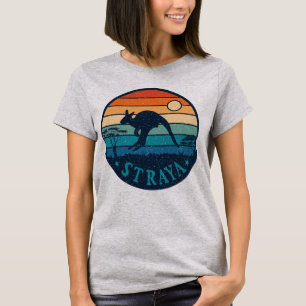 Camiseta Australia Straya retro vintage canguro australiano