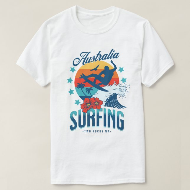 Camiseta Australia Surfing Two Rocks T-Shirt (Diseño del anverso)