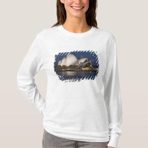 Camiseta Australia, Sydney. Casa de la Ópera por la noche e