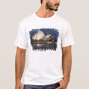 Camiseta Australia, Sydney. Casa de la Ópera por la noche e