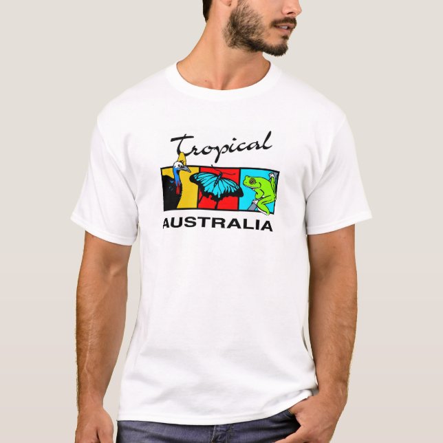 Camiseta Australia tropical (Anverso)