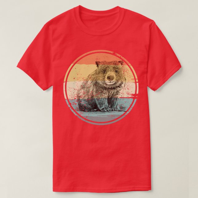 Camiseta Australia Wombat (Diseño del anverso)
