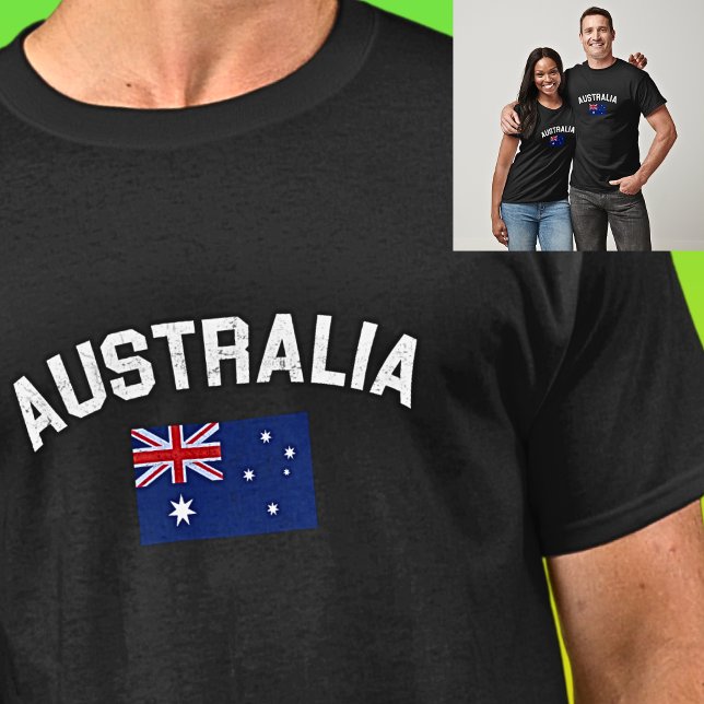 Camiseta AUSTRALIA y bandera para el Día de Australia en la (Subido por el creador)