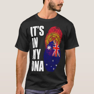 Camiseta Australia Y Kirguistán Mezclan Bandera Del Patrimo