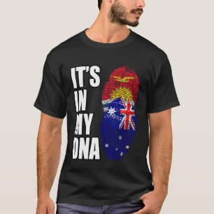 Camiseta Australia Y Kiribati Mezclan La Bandera Del Patrim