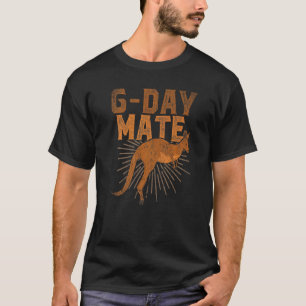 Camiseta Australia Zoológico Animal Animal G Day Mate Kanga