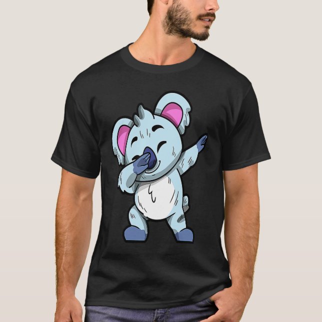 Camiseta Australian Animals Cute Dabbing Koala Bear (Anverso)