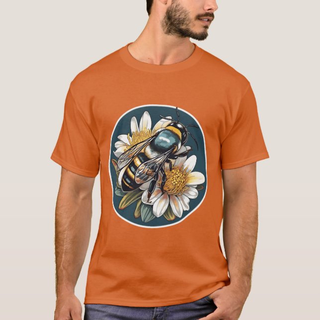 Camiseta Australian Blue Banded Bee A Unique Native Species (Anverso)