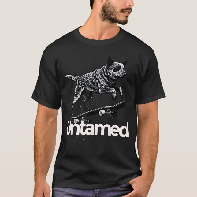 Camiseta Australian Cattle Dog Red Blue Heeler Untamed frie (Anverso)