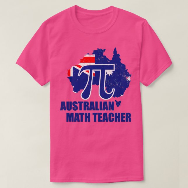 Camiseta Australian Math Teacher Shirt Gift for Teacher Tea (Diseño del anverso)