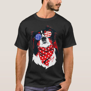 Camiseta Australian Shepherd 4th of July Aussie American F