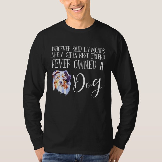 Camiseta Australian Shepherd  Dog Love Miniature Love My Au (Anverso)