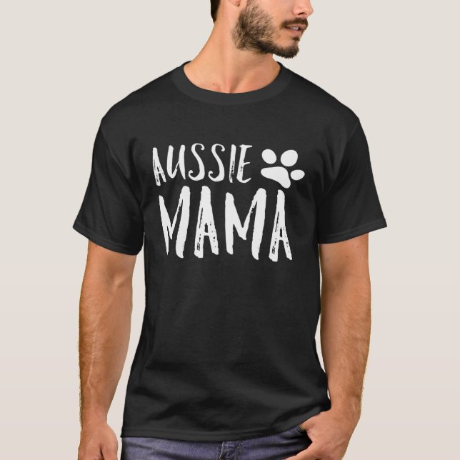 Camiseta Australian Shepherd Mom Aussie Shepard Aussies Dog (Anverso)
