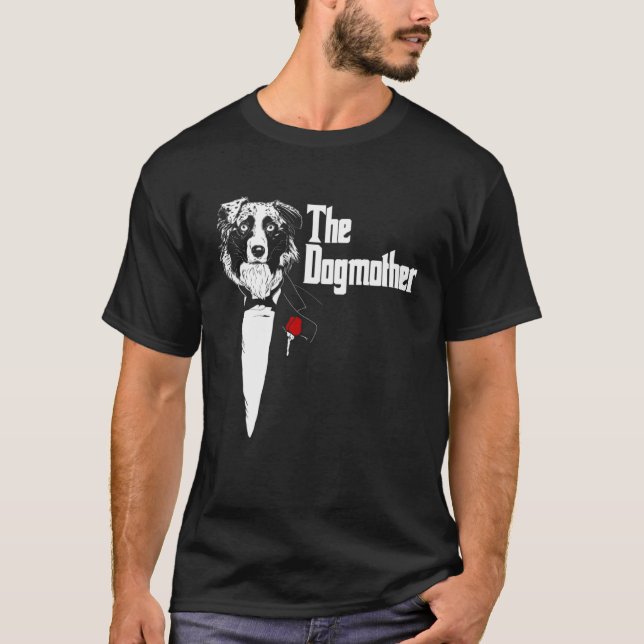 Camiseta Australian Shepherd Mom The DogMother Australian S (Anverso)