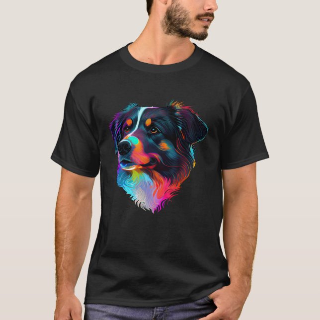 Camiseta Australian Shepherd Pop Australian Shepherd (Anverso)