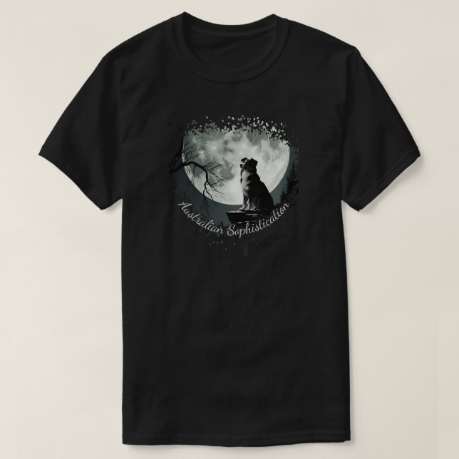 Camiseta Australian Shepherd Sophistication (Diseño del anverso)