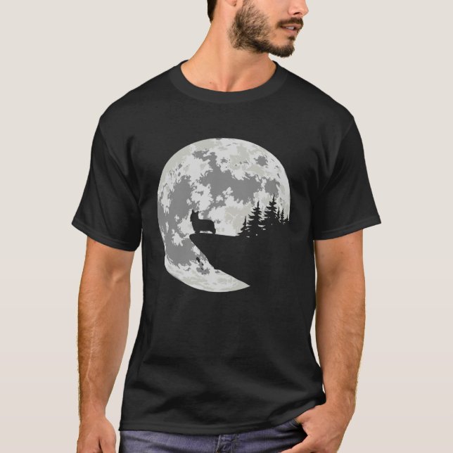 Camiseta Australian Silky Terrier Apparel And Moon  Hallowe (Anverso)