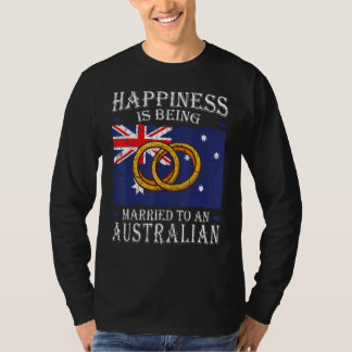 Camiseta Australian Wedding Australia Marriage Flag Married