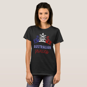 Camiseta australiana de la bandera nacional de