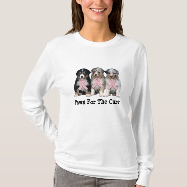 Camiseta australiana de las señoras del cáncer de (Anverso)