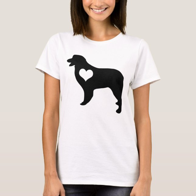 Camiseta australiana del corazón del pastor (Anverso)