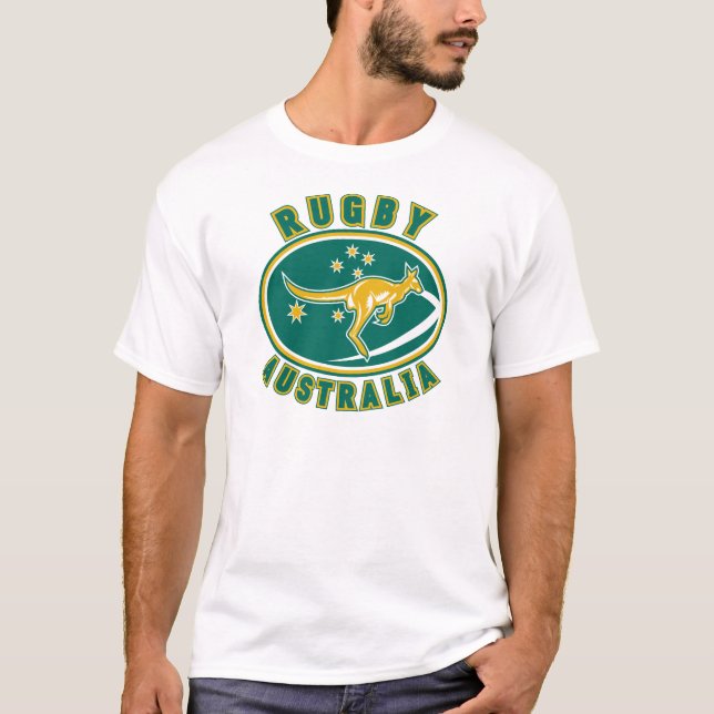 Camiseta australiano del wallaby del canguro de Australia (Anverso)