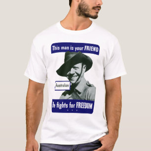 Camiseta Australiano -- Este hombre es su amigo