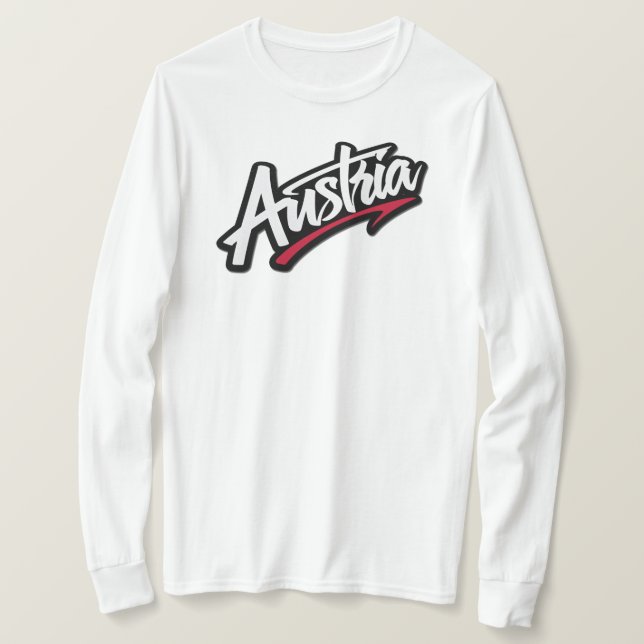 Camiseta Austria (Anverso del diseño)