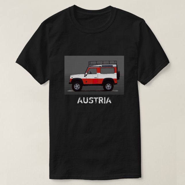 CAMISETA AUSTRIA (Diseño del anverso)