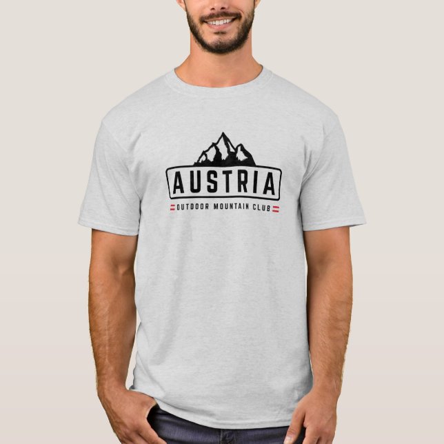 Camiseta Austria al aire libre (Anverso)