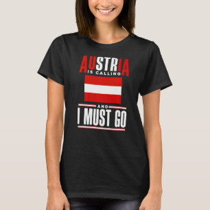 Camiseta Austria Austria Austria Bandera Austria Llama