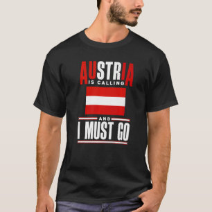 Camiseta Austria Austria Austria Bandera Austria Llama
