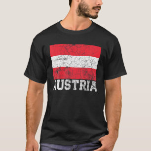 Camiseta Austria Austria Bandera Orgullo Roots Familia País