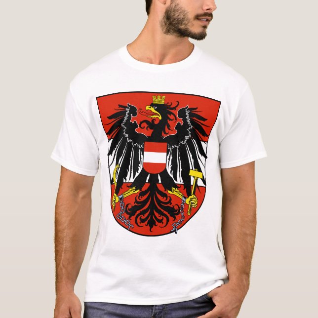 Camiseta Austria - austriaco Eagle (Anverso)