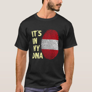 Camiseta Austria En Mi Adn Equipo De Bandera Austríaca Aust