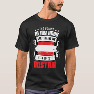 Camiseta Austria En Mi Cabeza