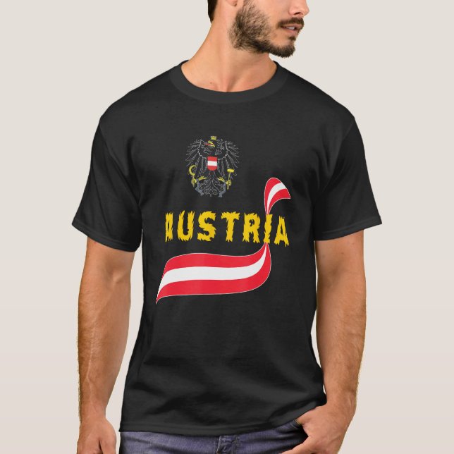 Camiseta Austria,Flag of Austria,Austria Flag._1 (Anverso)
