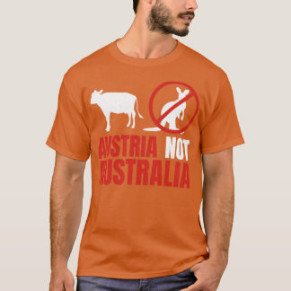 Camiseta Austria No Australia Kangaroos Funny Pun